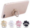 ZORVUJI 4 Pièces Support Anneau Téléphone avec Stand 360° Rotation Anneau Universel Compatible avec Smartphones Coques de Téléphone Anneau Fleur Poignée