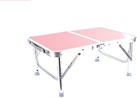 Tavolo da campeggio pieghevole portatile con contenitore leggero scrivania da esterno per cucina escursionismo picnic pesca mobili da giardino pieghevole rosa