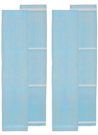PUREBURG Lot de 4 filtres de rechange MAC-415FT-E compatibles avec climatiseur Mitsubishi MS-A09WA-1 MS-A12WA-1 MFZ-KA, sans cadre, mini unité intérieure divisée, montage mural, posé au sol