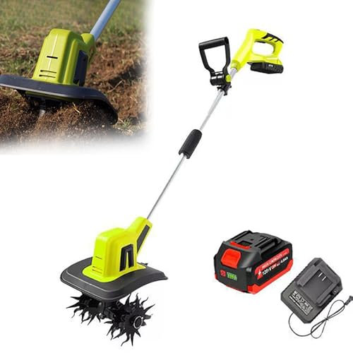 Labrador eléctrico de jardín para un cultivo eficiente del suelo en huertos y campos de hortalizas, diseño compacto con alto rendimiento