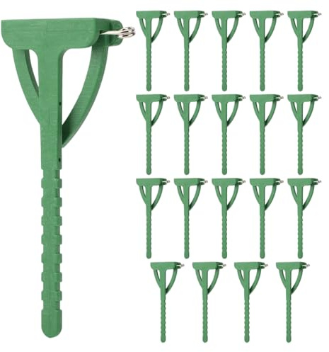 20 Pcs Épingles Boutonnière pour Homme, Broches triangulaires de Sécurité, Broches de Sécurité pour Boutonnières Décoration Mariage DIY Accessoires Essentiels du Marié (7 cm, Vert)