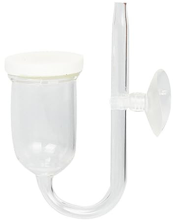PERSELOSO Geräuschlose Sauerstoffpumpe für Aquarien aus Glas mit Gleichmäßigem Durchfluss