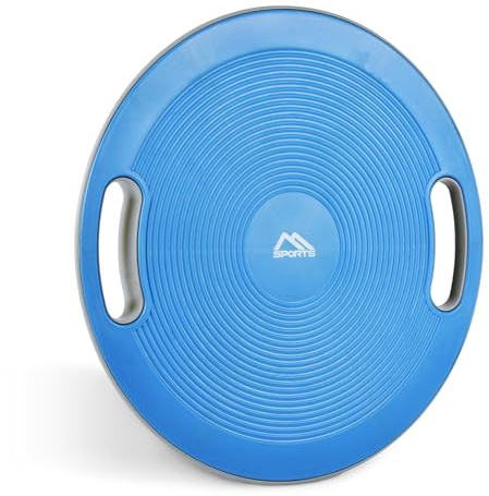 MSPORTS Balance Board Premium 40 cm Durchmesser inkl. Übungsposter und Work Out App GRATIS - Therapiekreisel Physiotherapie Wackelbrett