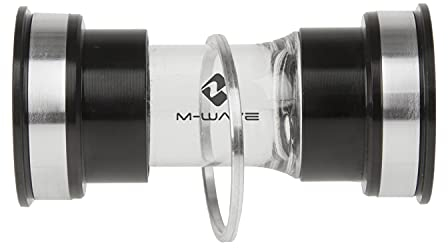 M-Wave Boîtier de Pédalier BSA 86,5/92 x 41 mm Noir/Transparent