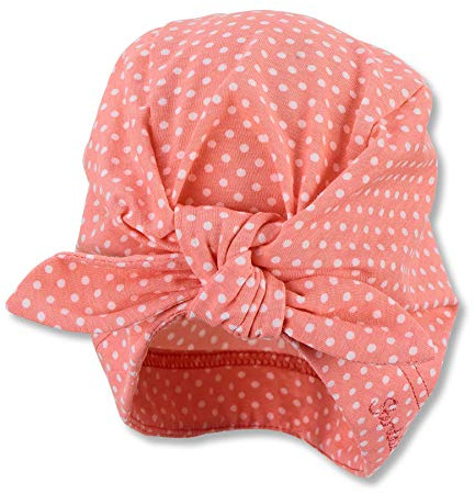 Sterntaler Knotenmütze für Mädchen, Größe: 53, Farbe: Koralle, 1412161.0