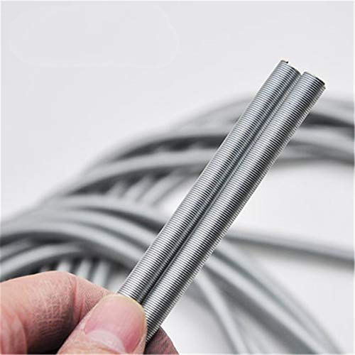 Edelstahl Federstahldraht, 2 STÜCKE 0.6 * 4/5/6/8/10 * 1000mm Edelstahl Spannfeder Verlängerung Federdrahtdurchmesser0.6mm Durchmesser 4mm / 5mm / 6mm / 8mm / 10mm Länge 1000