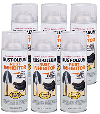 Rust-Oleum 224284-6PK Stops Rust Rust Inhibitor Spray, 10.25 oz, 6 Pack