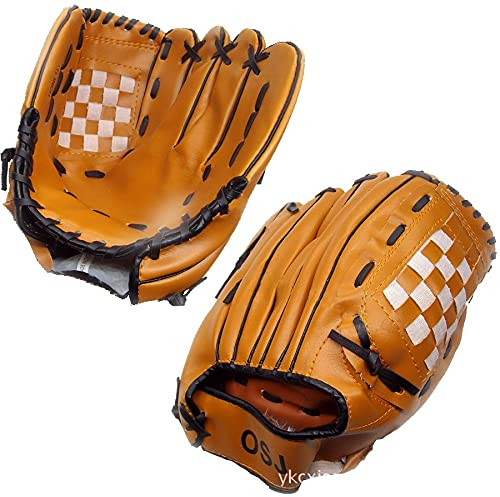 RETHPA Baseball Handschuhe,Softball Handschuh Kinder und Erwachsener dickerer Pitcher Baseballhandschuhe Softballhandschuhe (Size : 12.5 inches)