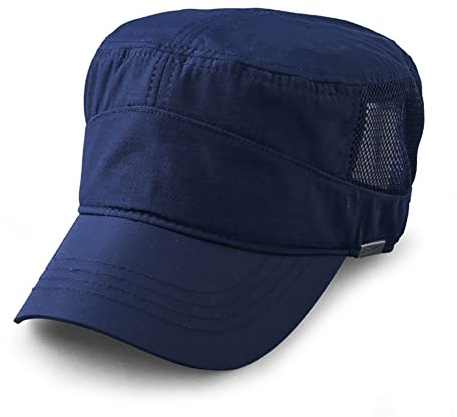 Pyrafox Herren Wasserdicht Army Cap M-XXL Groß Kopf Schildmütze Military Mütze