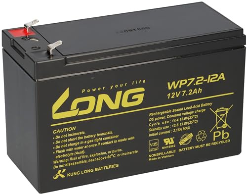 Akku Passend Für Panasonic LC-R127R2PG 12V 7,2Ah AGM Batterie - Langlebig - Wartungsfrei