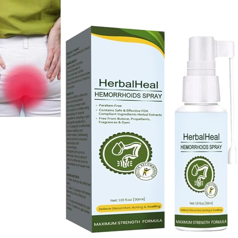 KOAHDE Herbal Perianal Spray,Hemorrhoid Relief Spray,Natural Herbal Hemorrhoids Spray,Hemorrhoids Treatment,Haemorrhoids & Pile Remedies,Haemorrhoids & Pile Spray,Natural and Fast Pain Relief Spray