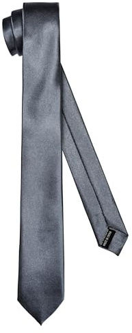 Ladeheid Klassische Herren Krawatte, glänzend, Perfekt für Büro & Festlichkeiten, Vielfältige Farben - Ideal für Geschäftsmeetings, Hochzeiten Größe 150cm x 5cm TMS-5
