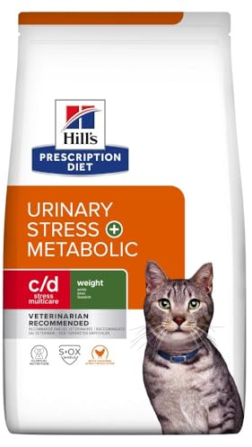 HILL'S HPD Feline C/D Urinary Stress METABOLIC 8KG