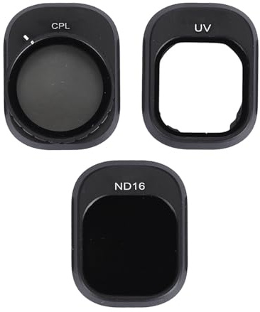 Linsenfilter Set, 4 Pro UV CPL ND16 Mehrschichtig Beschichtete Optische Glasfilter, Einstellbares Licht, Verhindert Lichtaustritt, für 4 Pro Drohnenkamera