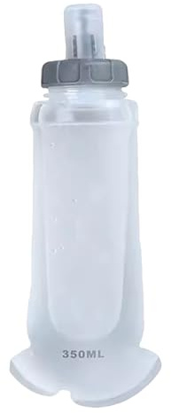 JINGLING Soft Flask Bouteilles de course en TPU souple de 350 ml – Sac à dos à col large pour fitness, cyclisme, alpinisme, jogging et aventures en plein air