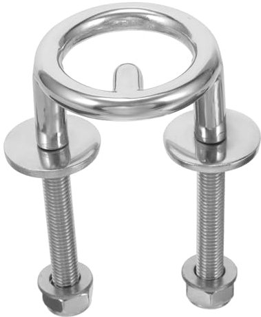 Happyyami Skizugstange für Boot 62mm aus Edelstahl, Silberne Ausführung