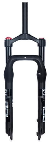 HSIRYAOHD Forcella per mountain bike 4.0 da 20 66 cm, forcella di sospensione per mountain bike, bici elettrica da 135 mm, forcella anteriore da 9 x 135 mm, QR HL/RL (manuale, 66 cm)