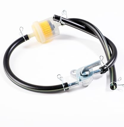 Flaconi Motorrad Benzinfilter,Benzinschlauch Set,Unterdruckschlauch KFZ,Benzinhahn Filter Kraftstofftank,Kraftstoffschalter und Benzinfilter,Kompatibel mit Einer Vielzahl von Motorrad,Auto,Roller