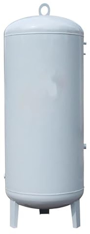 LMXRYPD Druckbehälter mit Großem Fassungsvermögen, 200/300 l, Wasserspeichertank aus 3 mm Kohlenstoffstahl, ideal für Wasserwerke, Bauernhöfe(White,50x100cm/19.6x39.3in)