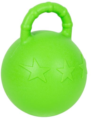 VOSS.farming Spielball mit Griff für Pferde 25cm grün Eva Kunststoff Beschäftigungsspielzeug