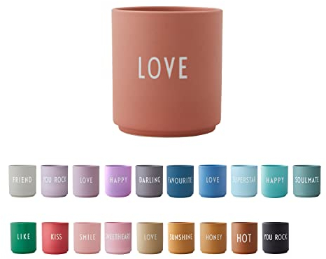 Design Letters Lieblingsbecher Nude Love Tasse | Kaffeebecher Porzellan | Dekorativ Kaffeetassen | Personalisierte Geschenke für Freundin, Hochzeitsgeschenk | Tasse Mit Spruch | Teetasse 250 Ml