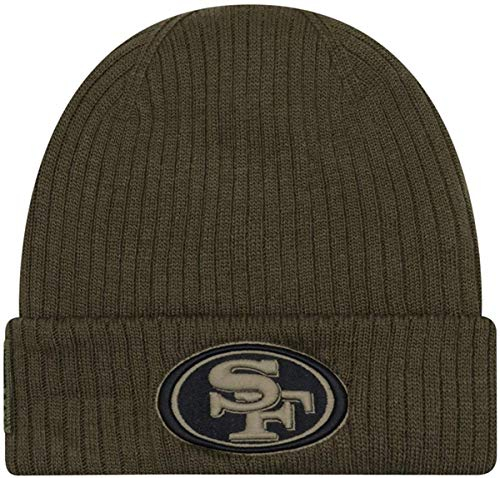 New Era San Francisco 49ers On Field 2018 Salute to Service Knit Beanie - One-Size