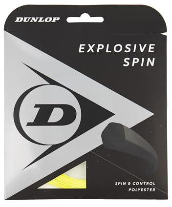 Dunlop Sports Dunlop Unisex – Erwachsene Explosive Tennissaiten, Yellow, One Size
