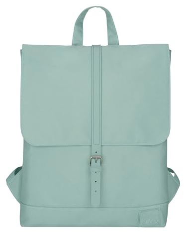 Johnny Urban Rucksack Damen - Mia - Schlanke Tasche mit Laptopfach - Aus Recyceltem PET - 7L - Wasserabweisend - Mint