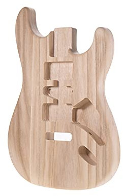DIY Bausatz E-Gitarre Unfertiger Gitarrenkörper DIY. Teile Platan-Holz-leeres Gitarren-Fass Für Mehrere Stile Unvollendeter Gitarrenbausat (Color : for Stratocaster)