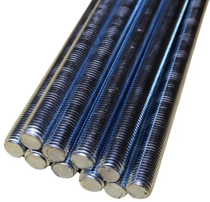 Lot de 1000 tiges filetées, en acier galvanisé DIN 975 (M16 x 1000)