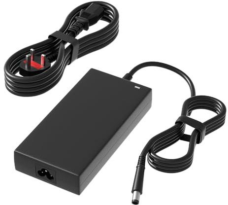 HSXIRQA 180W AC Adapter Compatible with Dell G15 G7 G5 G3, Alienware 17 15 m15, Precision 7540 7550 3530 M6800, Inspiron 14 15 Gaming, for Dell WD15 WD19 TB15 Dock, OptiPlex 3280 AIO Power Charger