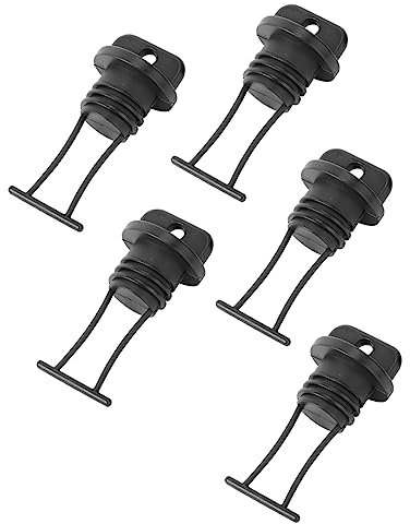 Sosoport 5St Stecker Boot ablassen Bausätze Abflussstopfen Ablassstopfen-Kit für Boote Zubehör Ablassschraube Kanu Suite