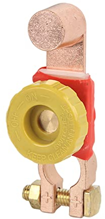 Auto Batterieschalter, 6V 12V 24V Batterie Trennschalter Batterie Haupttrennschalter Autobatterie Abschaltung Schalter Batterietrennschalter, für Auto Truck Boot Fahrzeuge