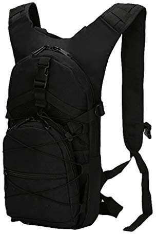 Ketamyy Militär-Fahrrad-Rucksack, wasserdicht, mit Mehreren Taschen, für Reisen, Wandern, Trekking, Sport, klein, 15 l, für Herren und Damen, Tagesrucksack, Mehrzweck-Rucksack
