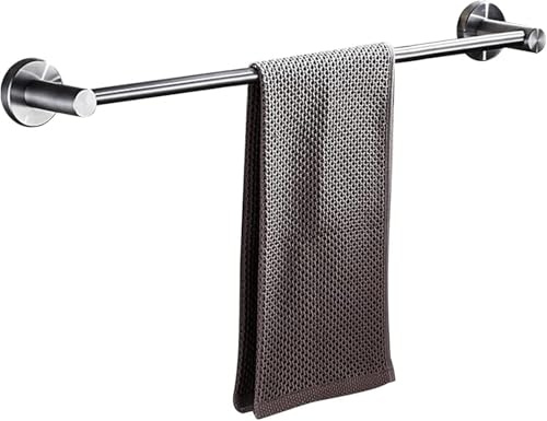 Generisch Handtuchstange,Handtuchhalter Edelstahl, Industrial Design, Wand Handtuchregal Mit Bohren Wandmontage Für Dusche Badezimmer,70CM