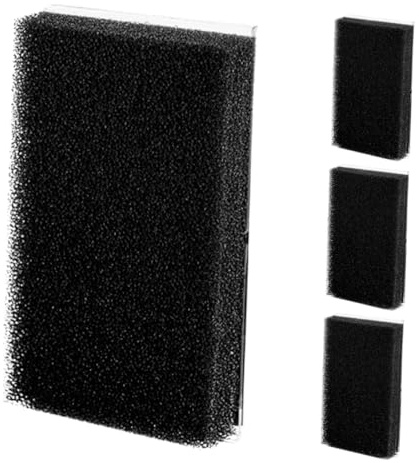 Didiseaon 4pcs Reusable Pet Hair Remover for Laundry, Double-sided Sponge Lint Catcher for Fabrics, Black, Removes Cat Hair and Dust, Reusable Household Tool