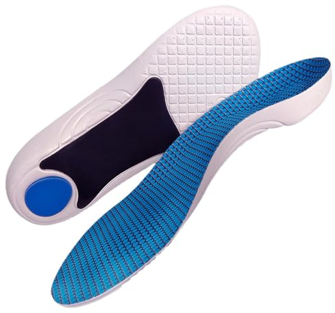 Plantillas Zapatos Ortopédicos de Apoyo, Planas, Plantillas Fascitis Plantar, Dolor de Pie, Espina Calcánea, Ortopédica Hombres y Mujeres