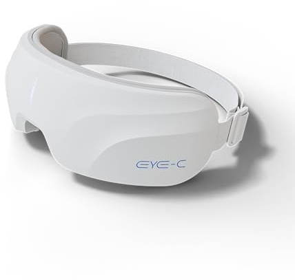 REATHLETE Eye-C Rechargeable Eye Massager with Heat & Vibration, 180 Folding Design, Perfect Gifts for Friends & Family