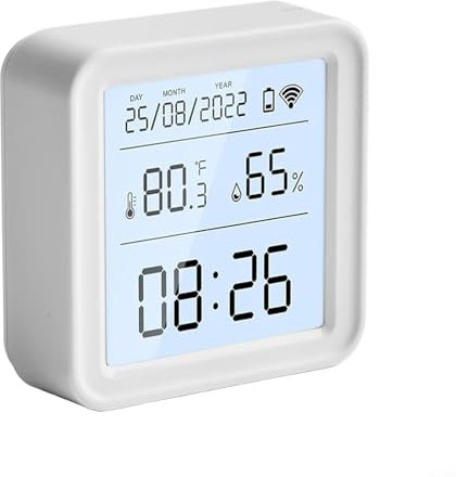Fridge Thermometer Tiny Form Factor Thermometer Perfectly Fits Into Any Space While Delivering Essential Environmental Data Freezer Alarm