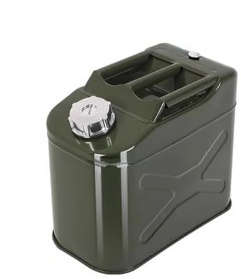 MegLob Baril D'huile en Fer, Conteneur De Stockage D'huile Portable, Réservoir D'essence De Réservoir De Carburant Extérieur, Réservoirs Diesel De Véhicule pour Automobile,10l