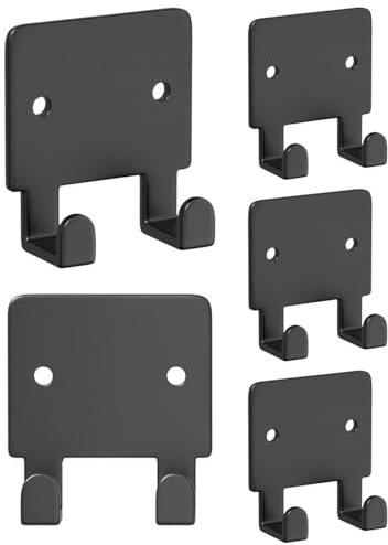 Soporte para maquinilla de afeitar de ducha para pared, soporte de ducha resistente | 5 ganchos multifunción para , toallita de baño, paraguas, organizador de baño sin taladrar