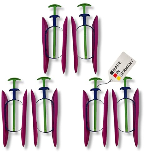 DELFA Stiefelformer Set aus 3 Paar - mit innovativem Sensomatic Federelement - Stiefelspanner - Länge 35 cm