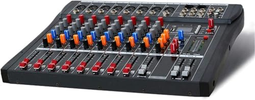 Mesas De Mezclas De Estudio 6/8/12/16 Canales Mezclador De Audio Compacto Bluetooth USB DJ Mesa De Mezclas De Sonido, 8 Way