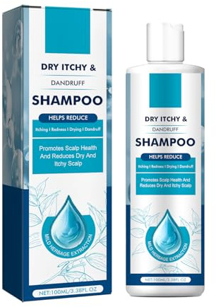 Shampoing Naturel pour Psoriasis,Shampooing Contre l'eczéma et le Psoriasis,Anti-Pelliculaire,Traitement Apaisant pour Cuir Chevelu Sec,100ML