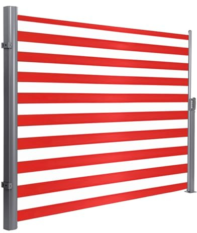Tenda da sole laterale retrattile, impermeabile e resistente ai raggi UV, per esterni, autoportante, per terrazze, balconi e giardini, 200 x 300 cm