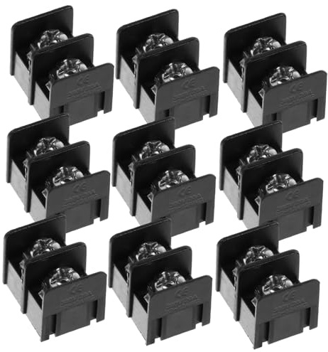 WEKADRIN 50 Stück Polige Schraubklemme Rastermaß Pcb Steckverbinder Elektrische Anschlussklemme Schnellverbinder Robust und Vielseitig für Kabelverbindung