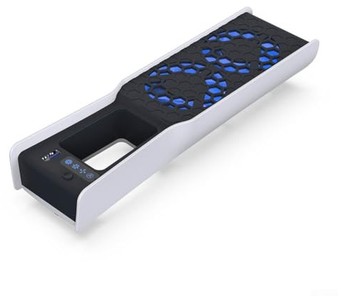 Ventilateur de refroidissement intelligent pour console PS5 Pro, montage arrière, matériau ABS pour une meilleure performance de jeu