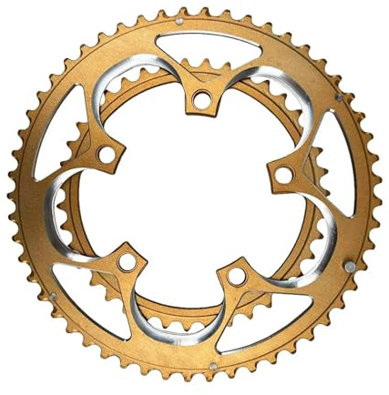 Kompatibel mit Generic 110 mm BCD 34-50T Kettenblatt | 5-Loch Double 2X Fit Road Gravel 110 BCD Kurbelgarnitur