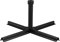 Sekey Support pour Parasol jusqu'à 38 à 48 mm, Compatible avec Les Supports de Parasol (livré sans Plateau) Noir