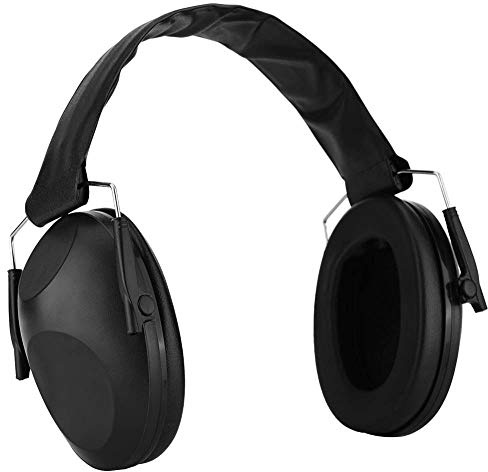 Socobeta Cuffia antirumore antirumore 1PCS Protezione 'udito Cuffia antirumore per tiratore lavoratore(Nero)